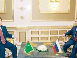 Medvedev İle Berdimuhamedov Görüştü