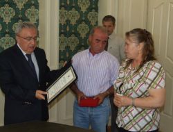 Şehit Babasına Devlet Övünç Madalyası Verildi