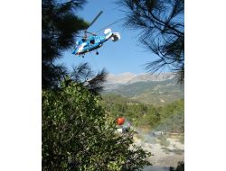 Manavgat Taşağıl'da Yangın: Bir Hektarlık Alan Zarar Gördü