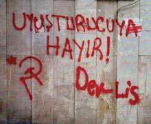 'Uyuşturucuya hayır'a hapis