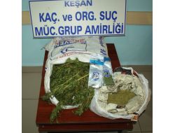 Keşan’da 3 Kilo 351 Gram Esrar Ele Geçirildi