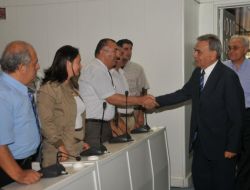 Başkan Kocaoğlu Belediye Personeliyle Bayramlaştı