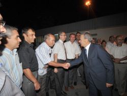 Başkan Kocaoğlu Otobüs Şoförleriyle Sabah Bayramlaştı