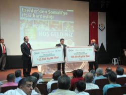 Esenler Belediyesi'nden Somali'ye 1 Milyon Lira Yardım