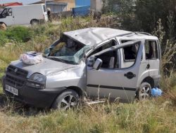Otomobil Şarampole Yuvarlandı: 1 Ölü
