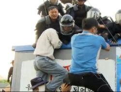 Askeri Üs Yapımına Karşı Çiftçiler İle Polis Arasında Arbede Yaşandı