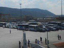 Yalova Feribotunda Bayram Yoğunluğu