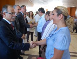 Omü Personeli, Tatil Dönüşü Bayramlaştı