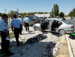 Konya’da Trafik Kazası: 1 Ölü 4 Yaralı
