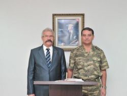 Tuğgeneral Karaosmanoğlu Vali Cerrah’ı Ziyaret Etti