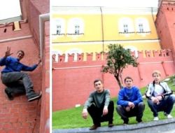 Kremlin Surlarına Tırmanan Rus Genç 33 Dolar Ceza Ödedi