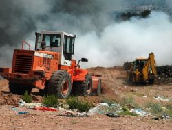Çöp Döküm Sahasındaki Yangın Güçlükle Kontrol Altına Alındı