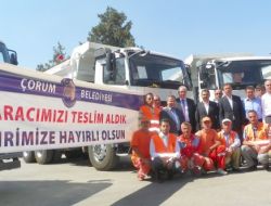 Çorum Belediyesi Temizlik Filosunu Yeniledi