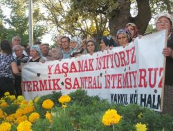 Sinop'ta Termik Santral Karşıtı Eylem Düzenlendi
