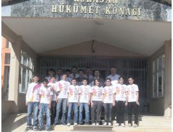 Başarılı Öğrencilerden Kaymakam Ağbal'a Teşekkür Ziyareti