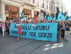 Beyoğlu’nda Gerze’ye Termik Santral Protestosu