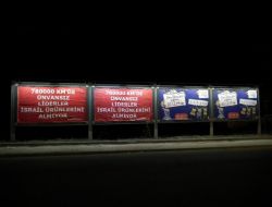 Ankara'da Bilbordlara Rte İmzalı Korsan Afişler Asıldı