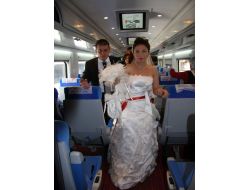 HIZLI TREN GELİN ARABASI OLDU