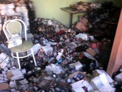 Doğal Sağlık Ürünleri Deposunda Yangın