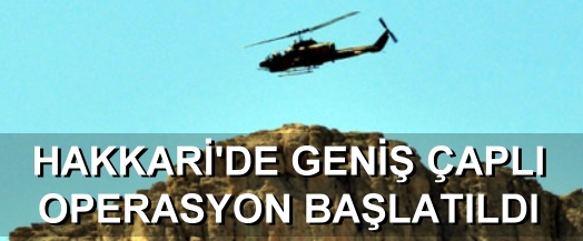 Hakkari'de askeri hareketlilik sürüyor