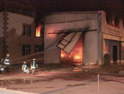 Kayseri’de Tüp Dolum Tesisi Yandı