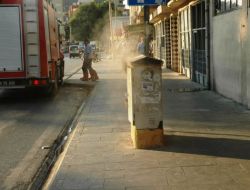 Dolmuş Durağındaki Trafodan Yükselen Dumanlar Korku Saçtı