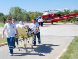 Pankreas Hastası Çanakkale'den Ambulans Helikopterle Edirne'ye Getirildi