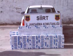 SİİRT'TE KAÇAK SİGARA OPERASYONU
