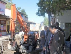 Başkan Küçükler, Alt Yapı Çalışmalarını Denetledi