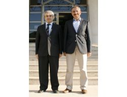 Kaymakam Şahin’den, Dündar’a Veda Ziyareti