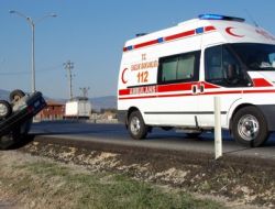 Kütahya'da Trafik Kazası: 1 Yaralı