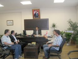 Rektör Yardımcısı Olarak Atanan Arkadaşlarını Ziyaret Ettiler