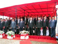 İçişleri Bakanı Şahin, Temel Atma Törenine Katıldı