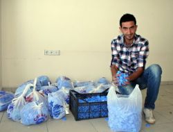 Engellilere Destek İçin 16 Bin Mavi Kapak Topladı