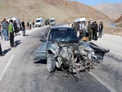 Van-hakkari Yolunda Kaza: 1 Ölü, 1 Yaralı