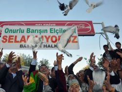 Batman'da Barış Güvercinleri Uçuruldu!