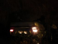 Alkollü Sürücü Şarampole Yuvarlandı