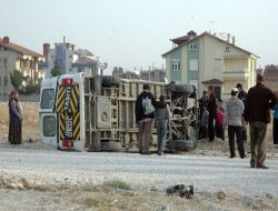 Konya'da Öğrenci Servisi Kaza Yaptı: 7 Yaralı