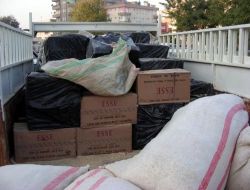 Saman Altından Sigara Yürüten Şebeke  Yakayı Ele Verdi!