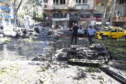 Başkentte Korkunç Patlama