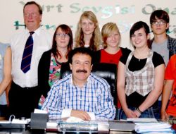 Alman Öğrenciler Ünye'de İdarecileri Ziyaret Etti