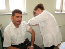 Hacı Adayları Aşı Yaptırdı