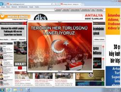 Gazetecilerden Teröre Karşı Ortak Tavır