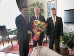 Saruhanlı Protokolü Manisa Valisi Daşöz'ü Ziyaret Etti