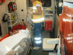 Otelde Yangın Çıktı Bir Turist Ağır Yaralandı