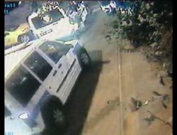 Polislerin Karıştığı Kaza Güvenlik Kamerasında