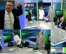 Canlı yayında skandal tartışma