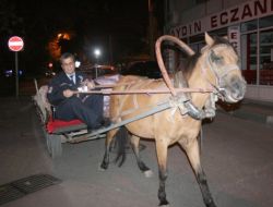 Polis, Hırsızlık Zanlılarının At Arabası İle Kaza Yaptı