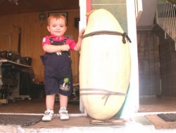 Yaklaşık 1 Metrelik Kabak Yetiştirdi