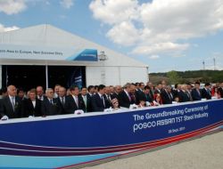 Pasco Assan Paslanmaz Çelik Fabrikası’nın Temelini İki Bakan Attı